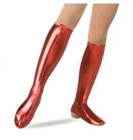 Body Wrappers Metallic Shoe Covers Silver