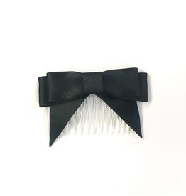 Mimy Design Satin Hair Bow with Comb