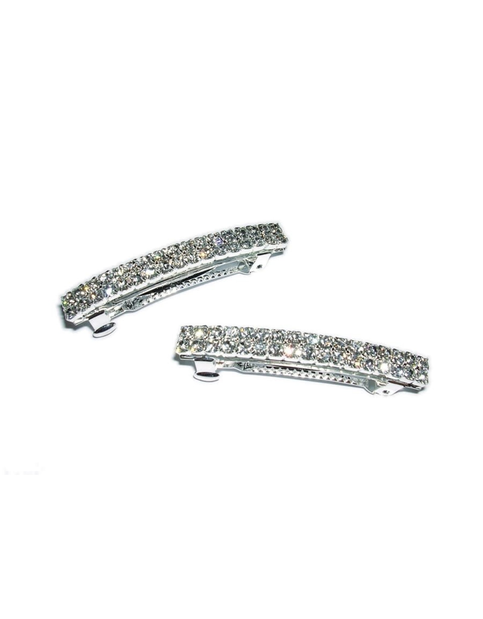 fH2 Multiple Rows Rhinestone Barrette