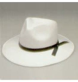 SKS Novelty *Discontinued Permafelt Gangster Hat White