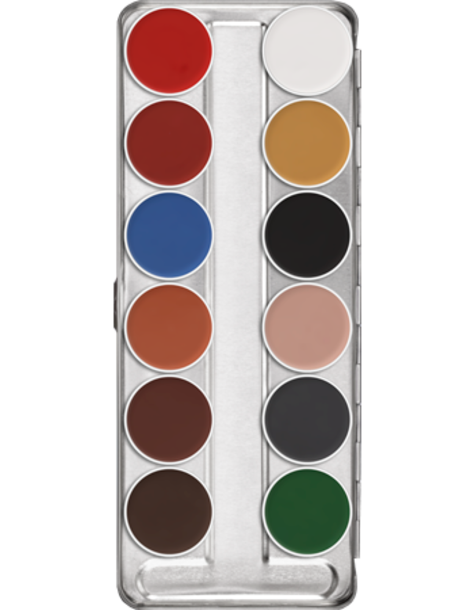 Kryolan Kryolan Aquacolor Palette - 12 Color