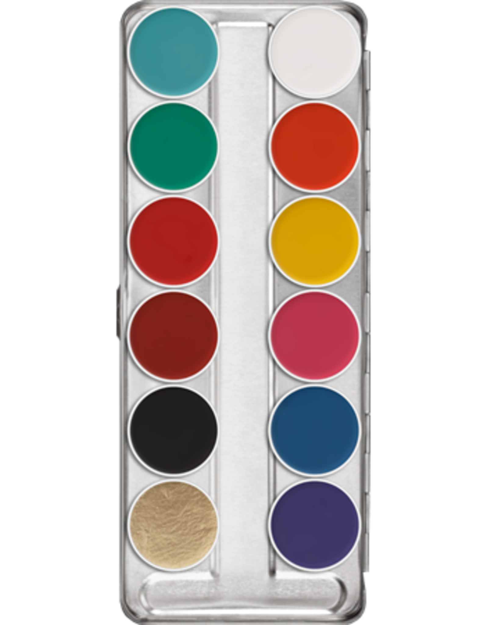 Kryolan Kryolan Aquacolor Palette - 12 Color