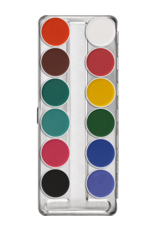 Kryolan Kryolan Aquacolor Palette - 12 Color