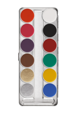 Kryolan Kryolan Aquacolor Palette - 12 Color