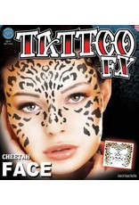 Tinsley Transfers Face Tattoo - Cheetah