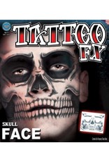 Tinsley Transfers Face Tattoo - Skull