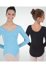 Body Wrappers ProWEAR® Long Sleeve Ballet Cut Leotard - Black