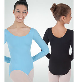 Body Wrappers ProWEAR® Long Sleeve Ballet Cut Leotard - Black