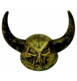 SKS Novelty Viking Helmet - Gold Skull