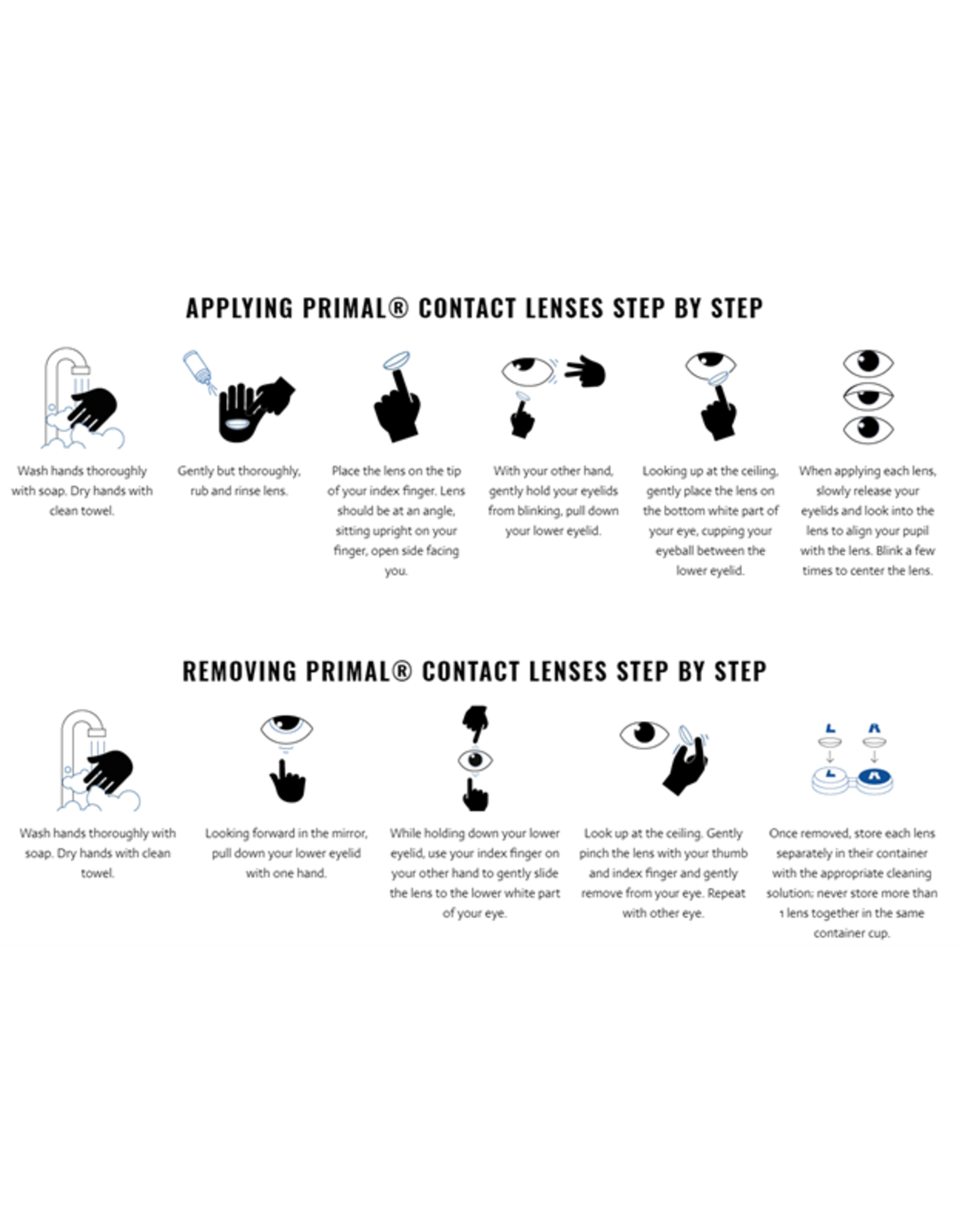 Primal Costume Contact Lenses - 888 Dracula I