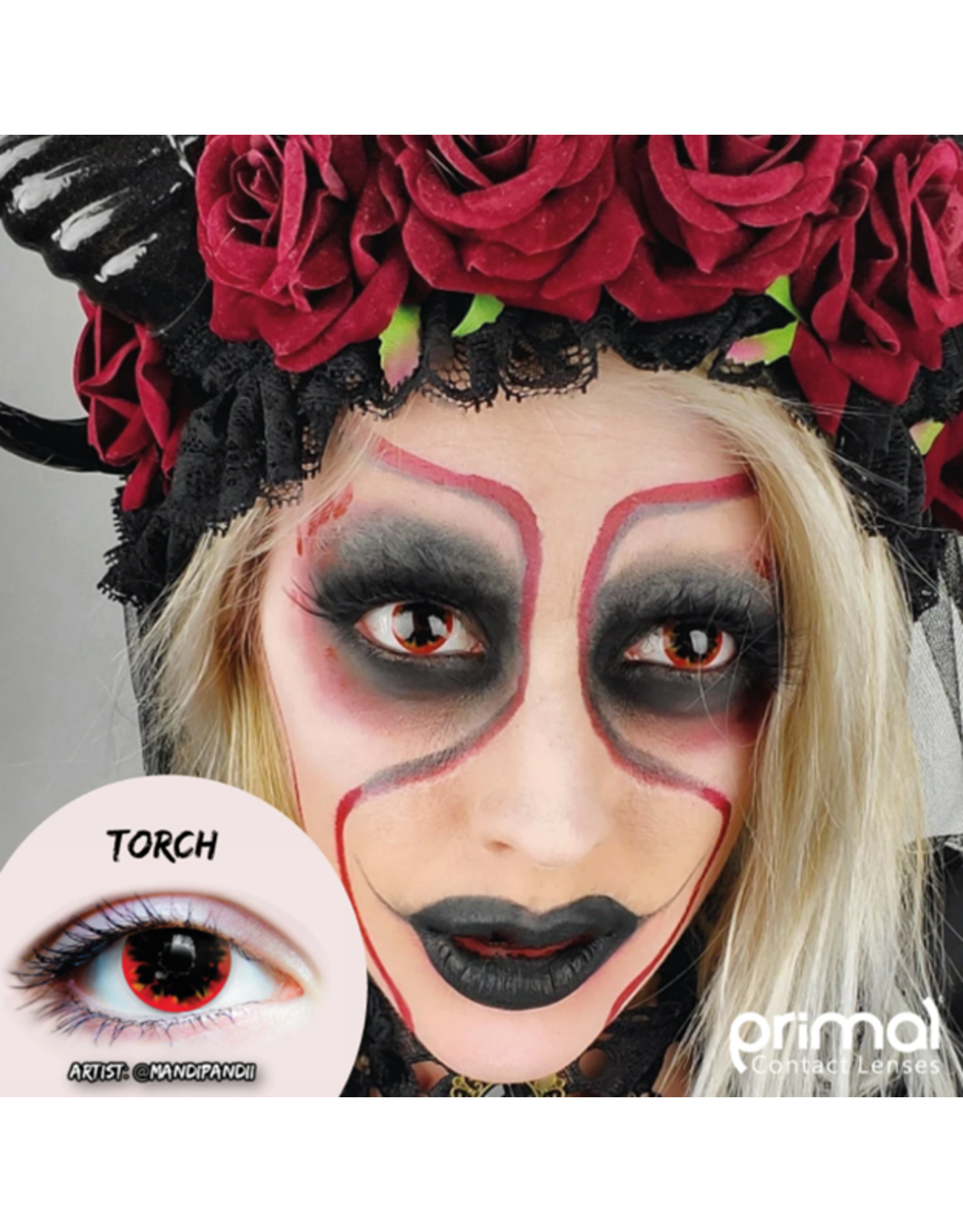 Primal Costume Contact Lenses - 946 Torch