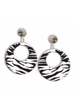 Forum Novelties Inc. 80's Zebra Earrings