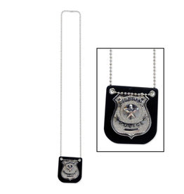 Beistle Metal Police Badge