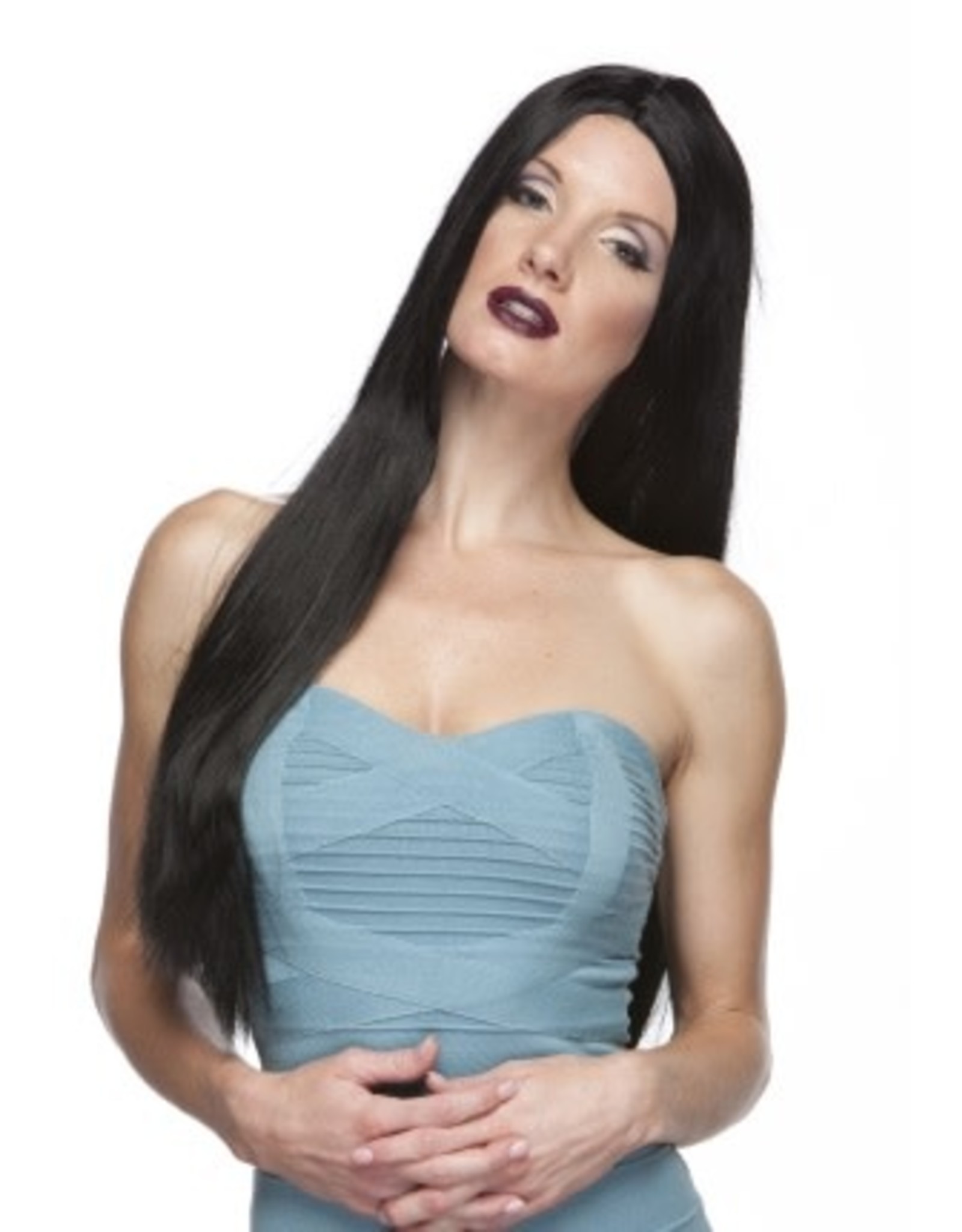 Westbay Wigs 26" Long Parted Wig - Black