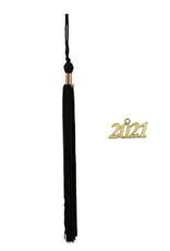 Canadian Caps and Gowns Black Graduation Cap with 2021 Tassle