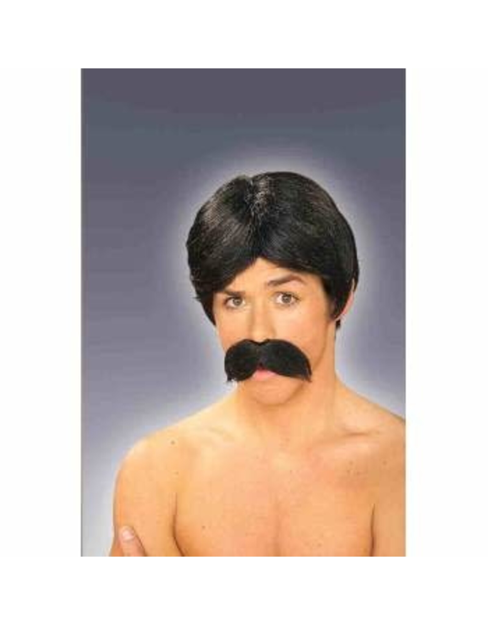 Forum Novelties Inc. Burt Wig and Moustache Black