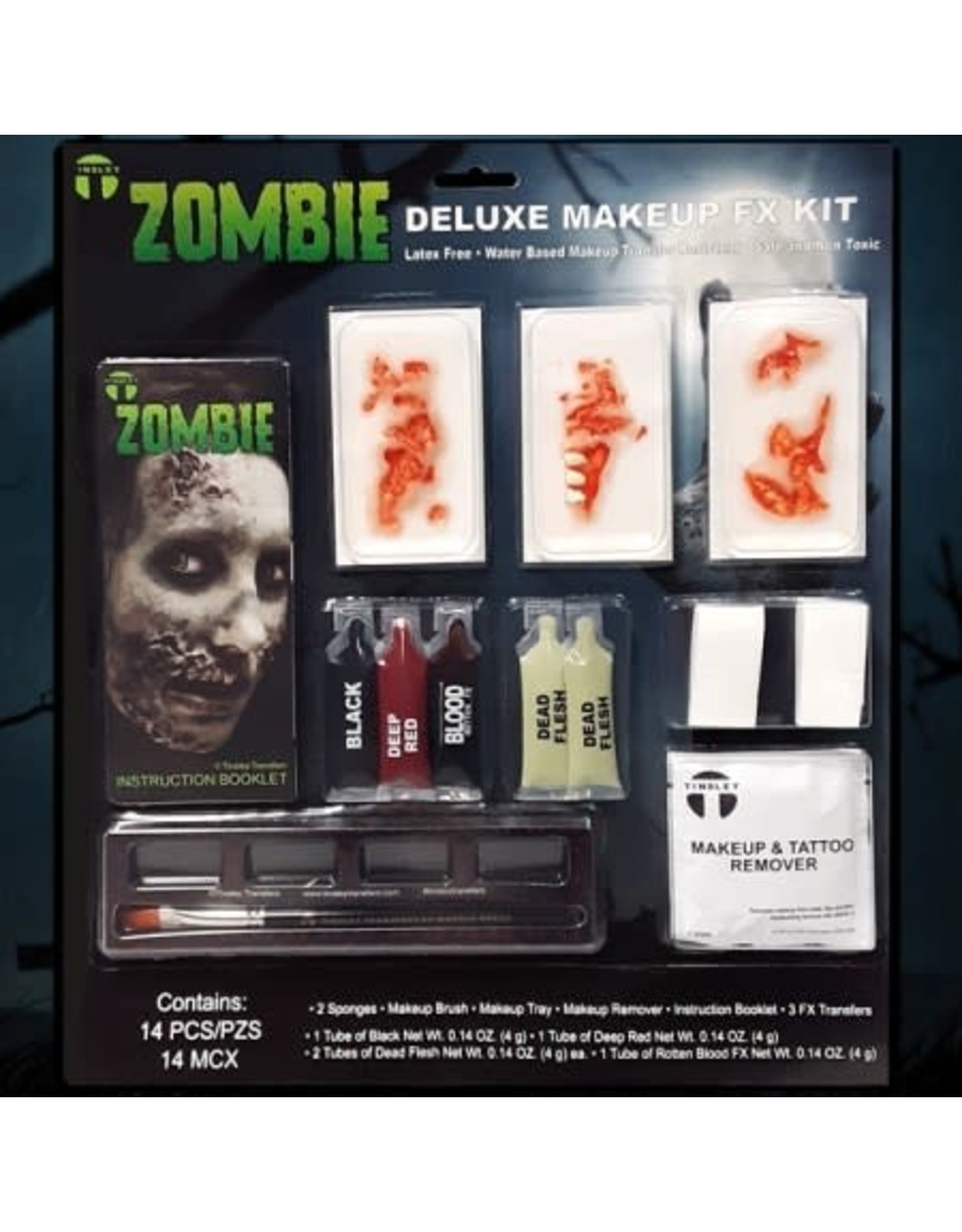Tinsley Transfers Deluxe Zombie Makeup FX Kit
