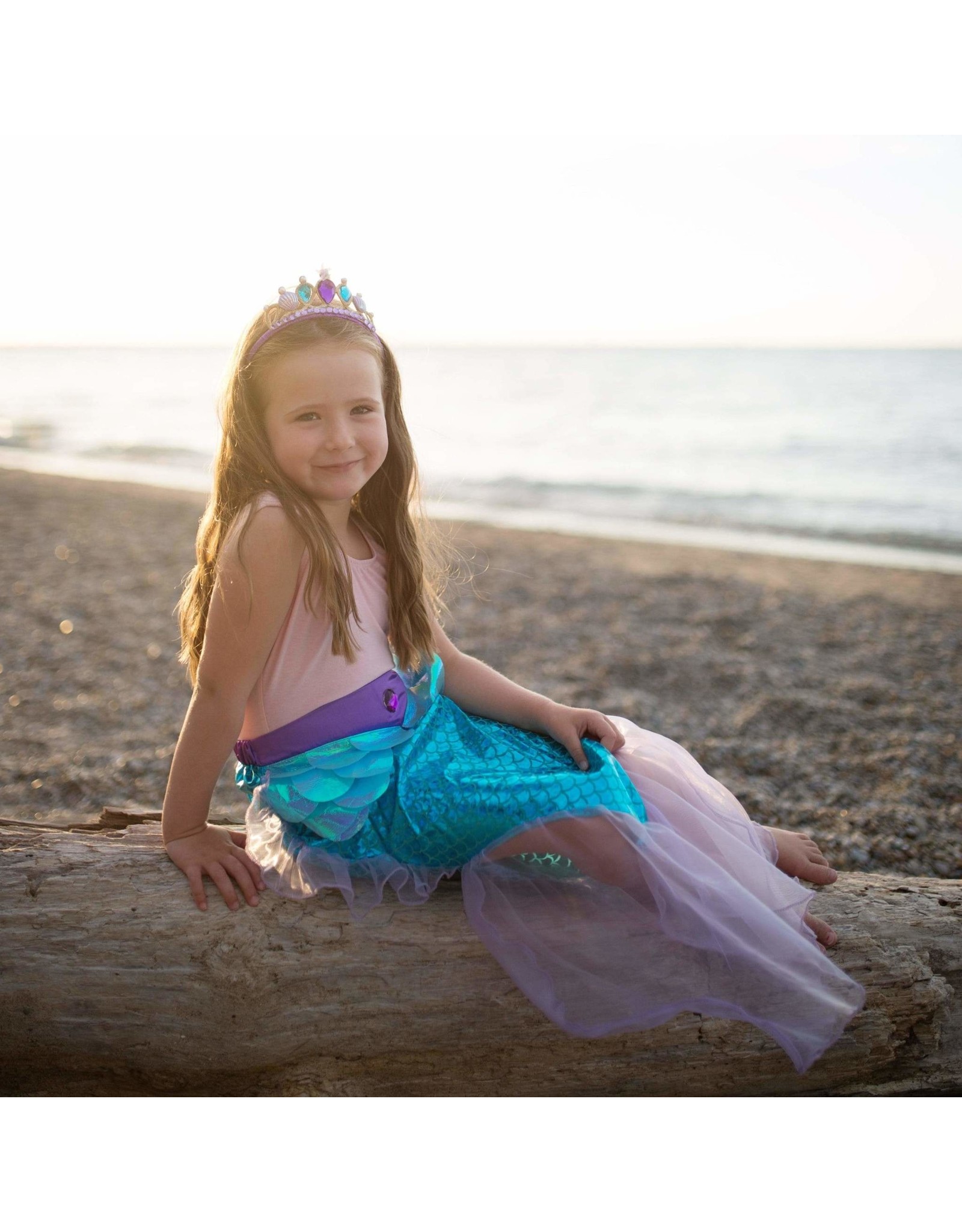 Great Pretenders Children's Mermaid Glimmer Skirt Set