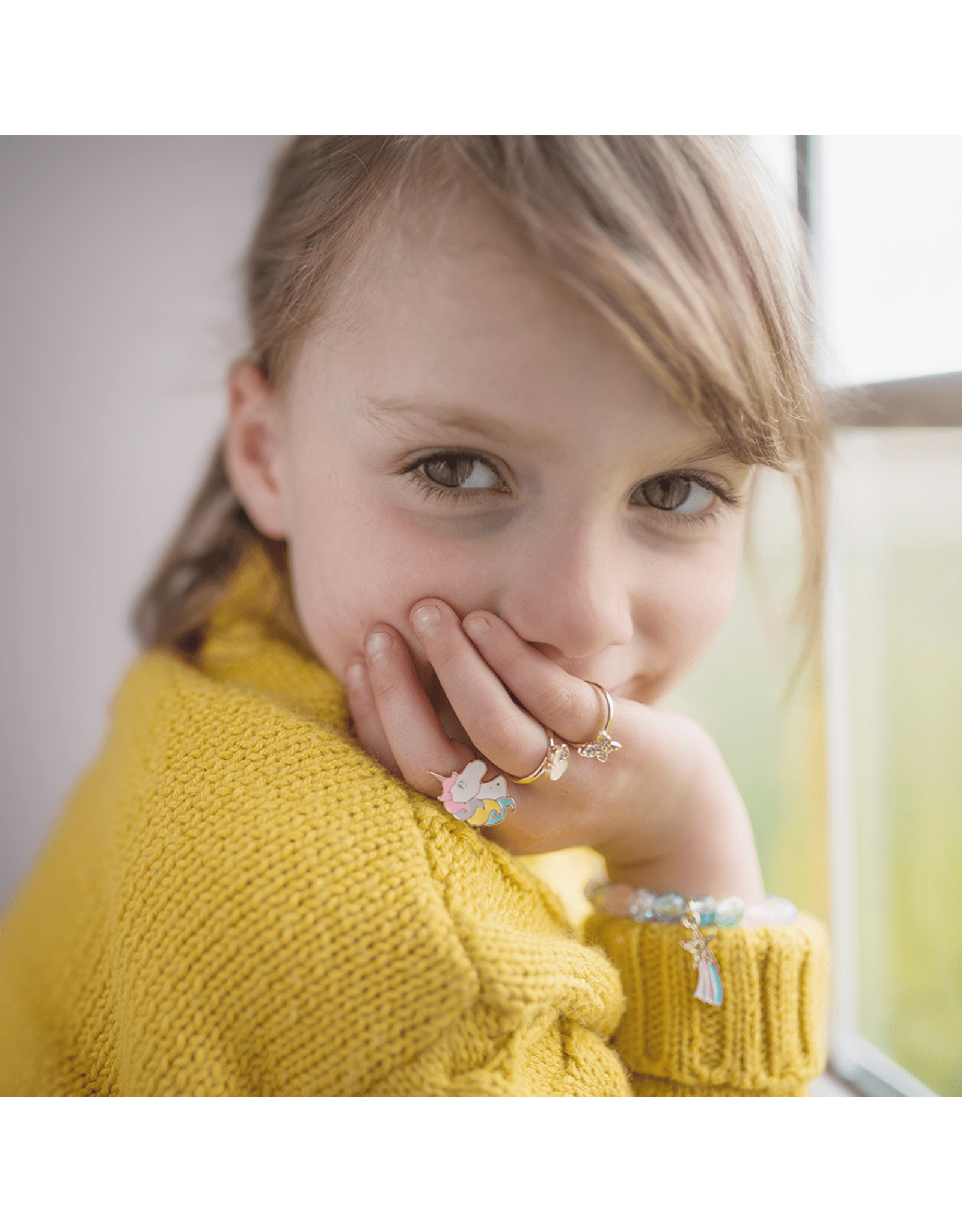 Great Pretenders Butterfly Unicorn Ring Set