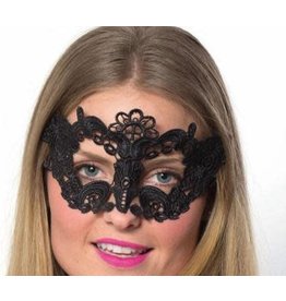 HM Smallwares Lace Mask Black