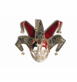 Forum Novelties Inc. *Discontinued* Crackle Skull Jester Mask