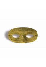 Forum Novelties Inc. *Discontinued* Glitter Domino Mask - Gold