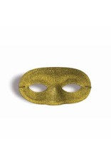 Forum Novelties Inc. Glitter Domino Mask - Gold *