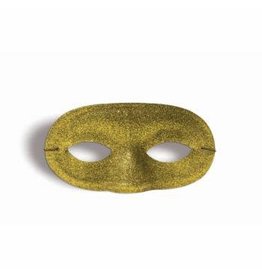 Forum Novelties Inc. *Discontinued* Glitter Domino Mask - Gold