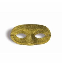 Forum Novelties Inc. Glitter Domino Mask - Gold *