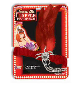 Forum Novelties Inc. *Discontinued* Charleston Flapper Headband  Red Forum Novelties Inc. *Discontinued* Charleston Flapper Headband  Red