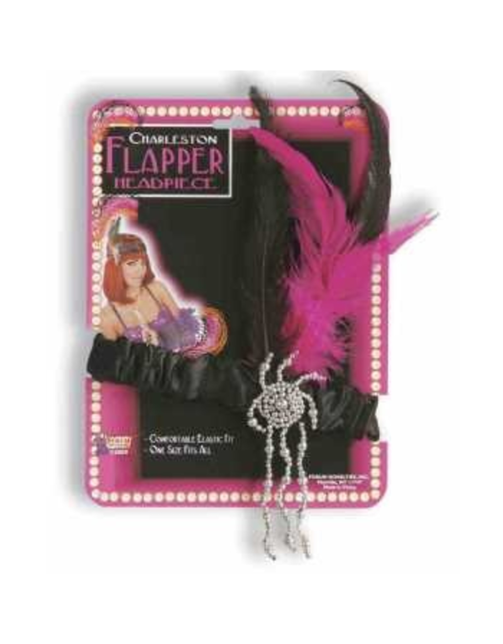 Forum Novelties Inc. Charleston Flapper Headband  Pink