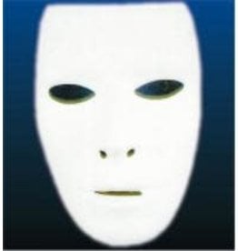 SKS Novelty Plain White Mask