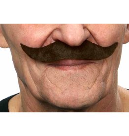 European Moustaches Moustache 12.5cm x 2.5cm Dark Brown