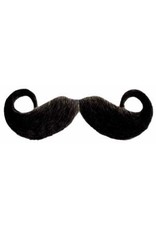 SKS Novelty 90's Moustache - Black