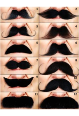 European Moustaches Mix Moustaches