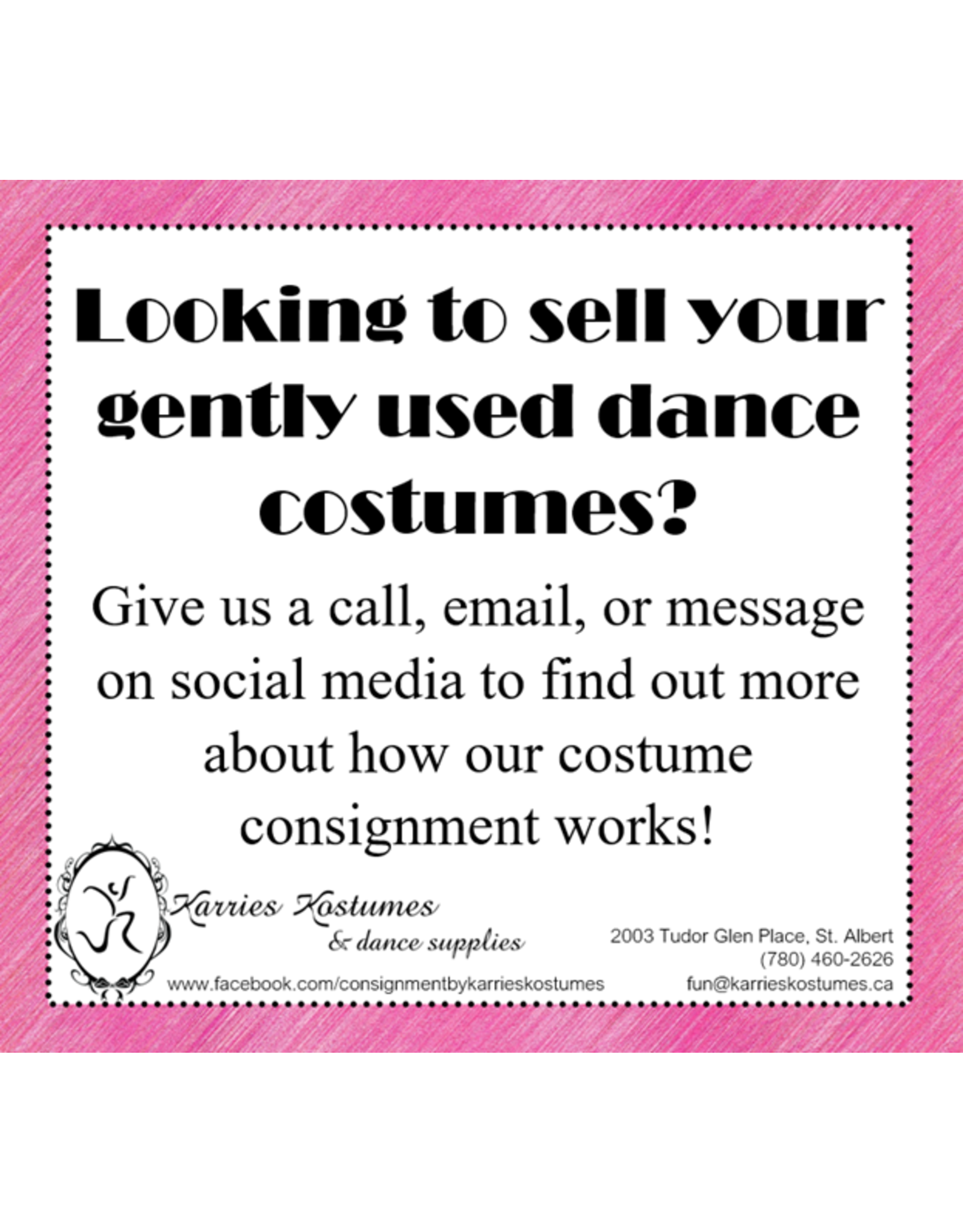 Looking to sell Consignment Costumes