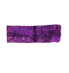 Body Wrappers Sequin Cummerbund Purple