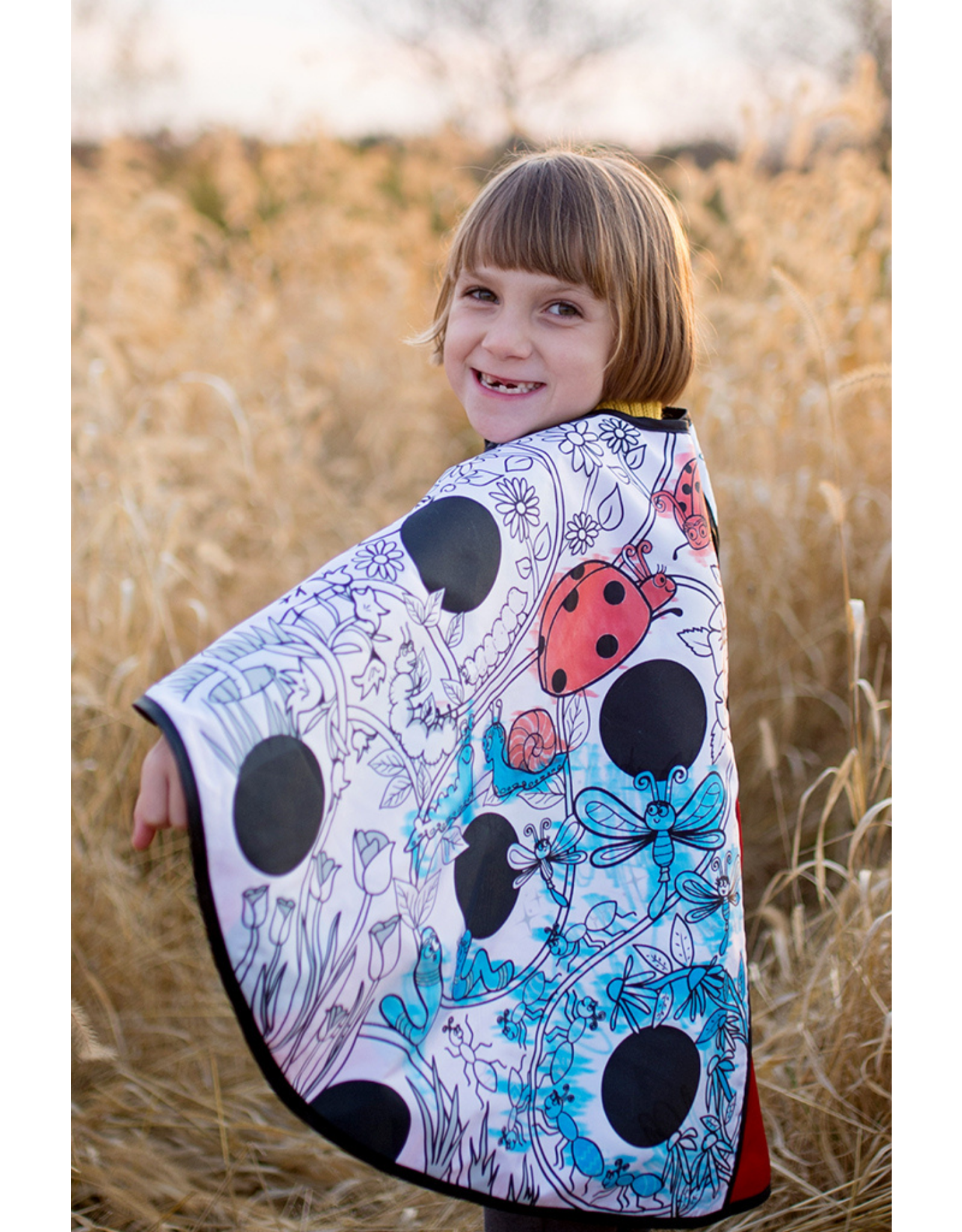 Great Pretenders Colour-A-Cape Ladybug Wings