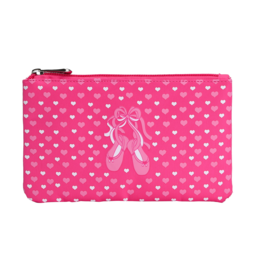 Sassi Designs Slippers and Hearts Accessory Pouch
