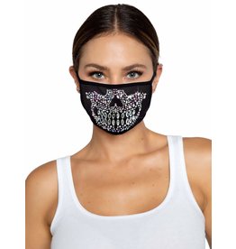 Leg Avenue *Discontinued* Rhinestone Skull Mask