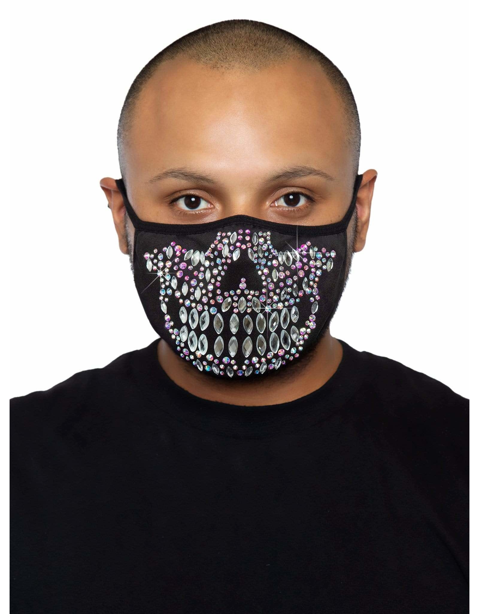 Leg Avenue *Discontinued* Rhinestone Skull Mask