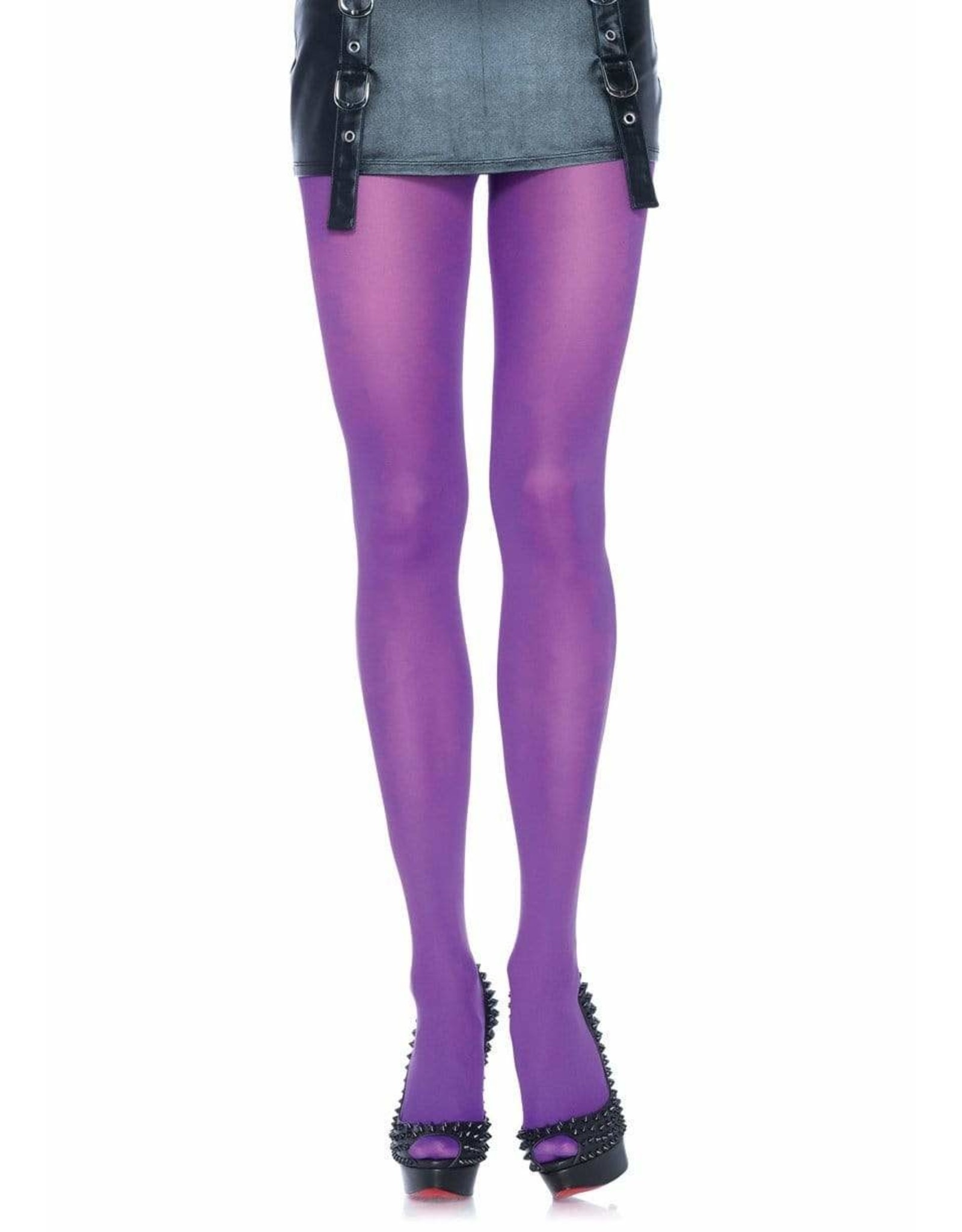 Leg Avenue Nylon Tights - Purple