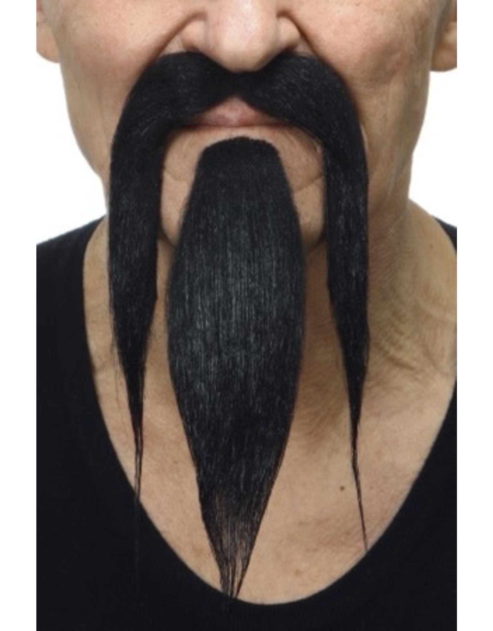 European Moustaches Chinese Black Beard Set
