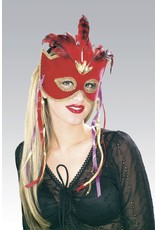 Rubies Costume Venetian Red Velvet Eye Mask