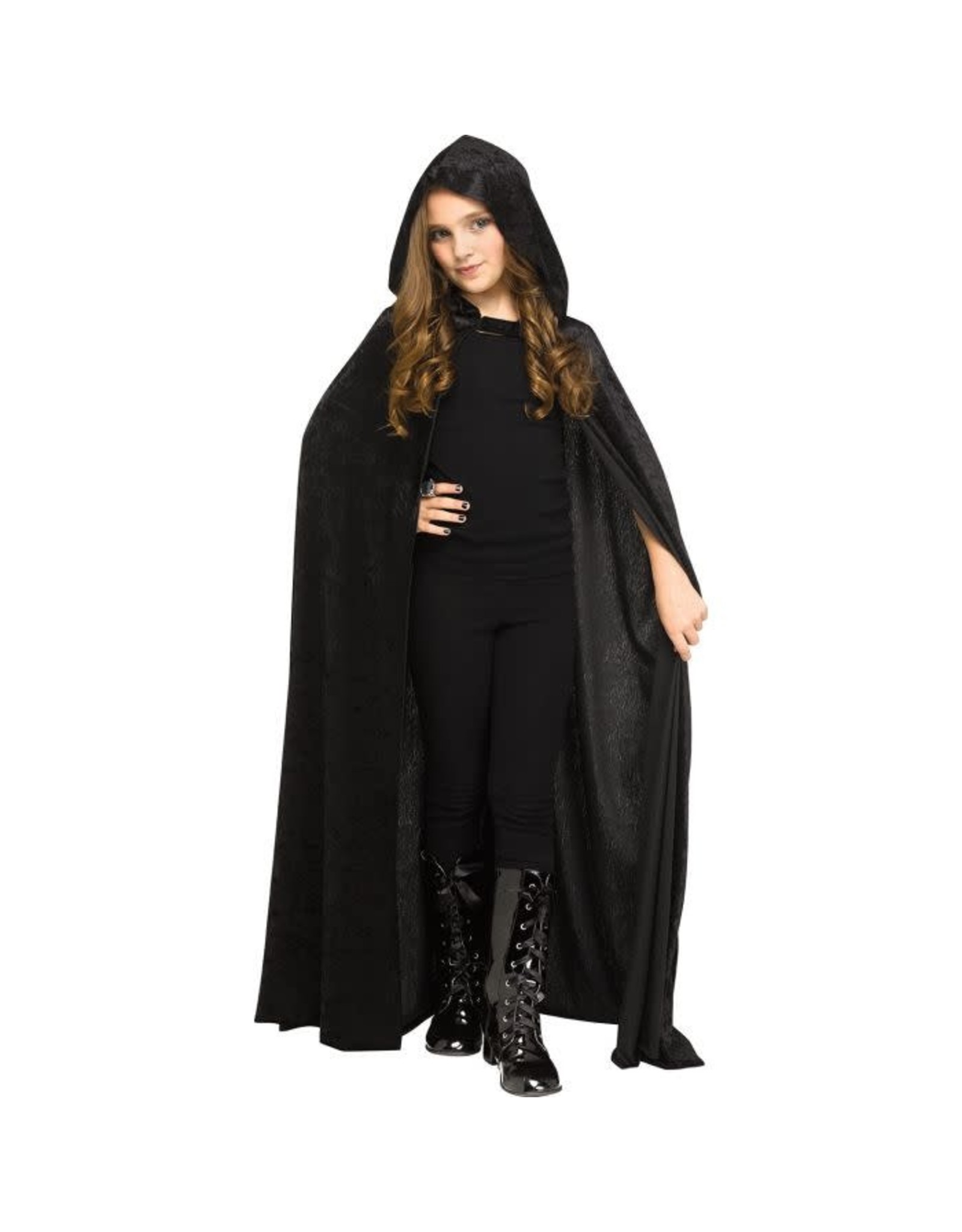 Fun World Children's Velour Black Cape