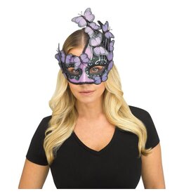 Fun World Butterfly Fantasy Purple Mask