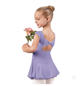 Eurotard Bow Back Cap Sleeve Dance Dress - Lilac