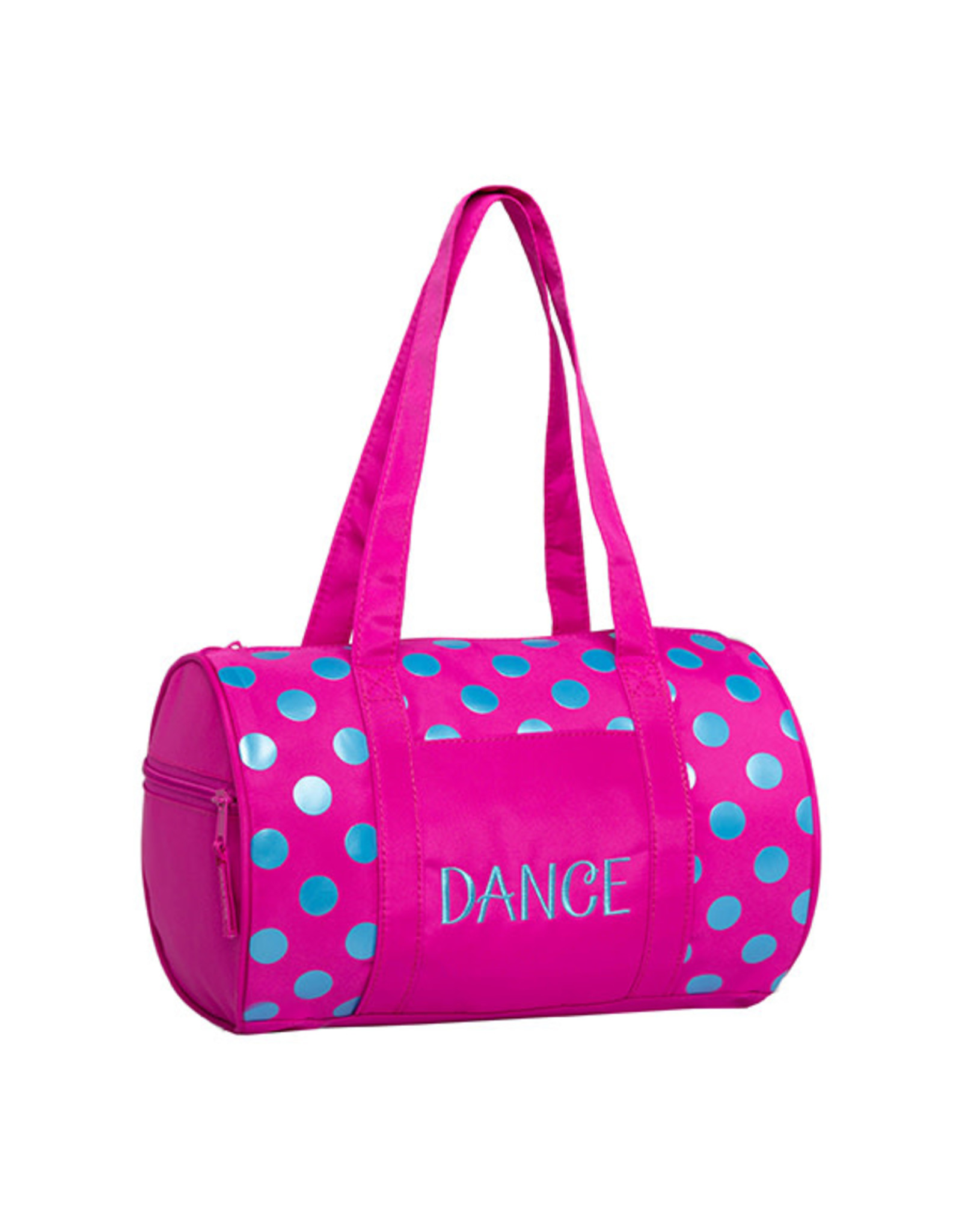Horizon Dance Dots Pink Blue Duffel