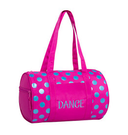 Horizon Dance Dots Pink Blue Duffel