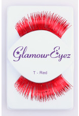 Glamour Eyez Tinsel Red Lashes